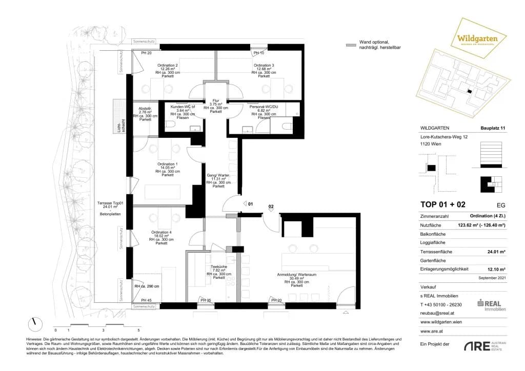 5-Zimmer-Gewerbeimmobilie kaufen in Wien – 124 m², € 472.100 – Bild 15 von 15