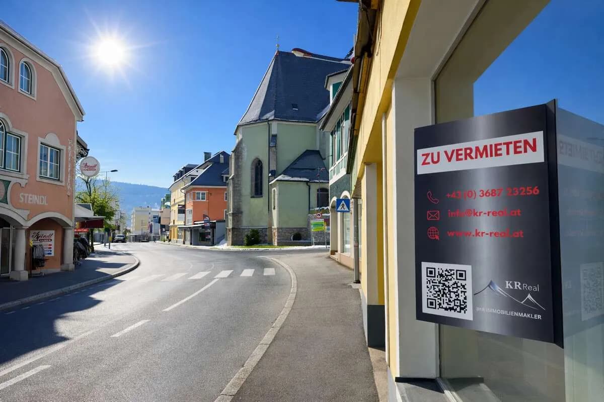 4-Zimmer-Gewerbeimmobilie mieten in Liezen – 135 m², € 1.178