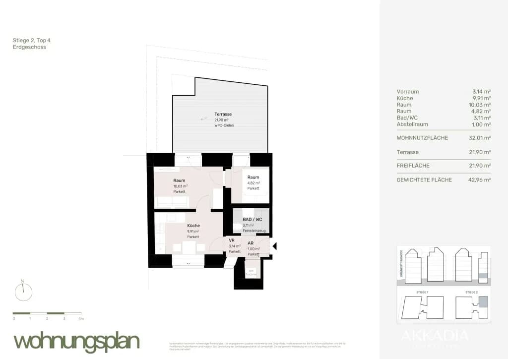 1-Zimmer-Wohnung kaufen in Wien – 32,01 m², € 285.000 – Bild 15 von 15