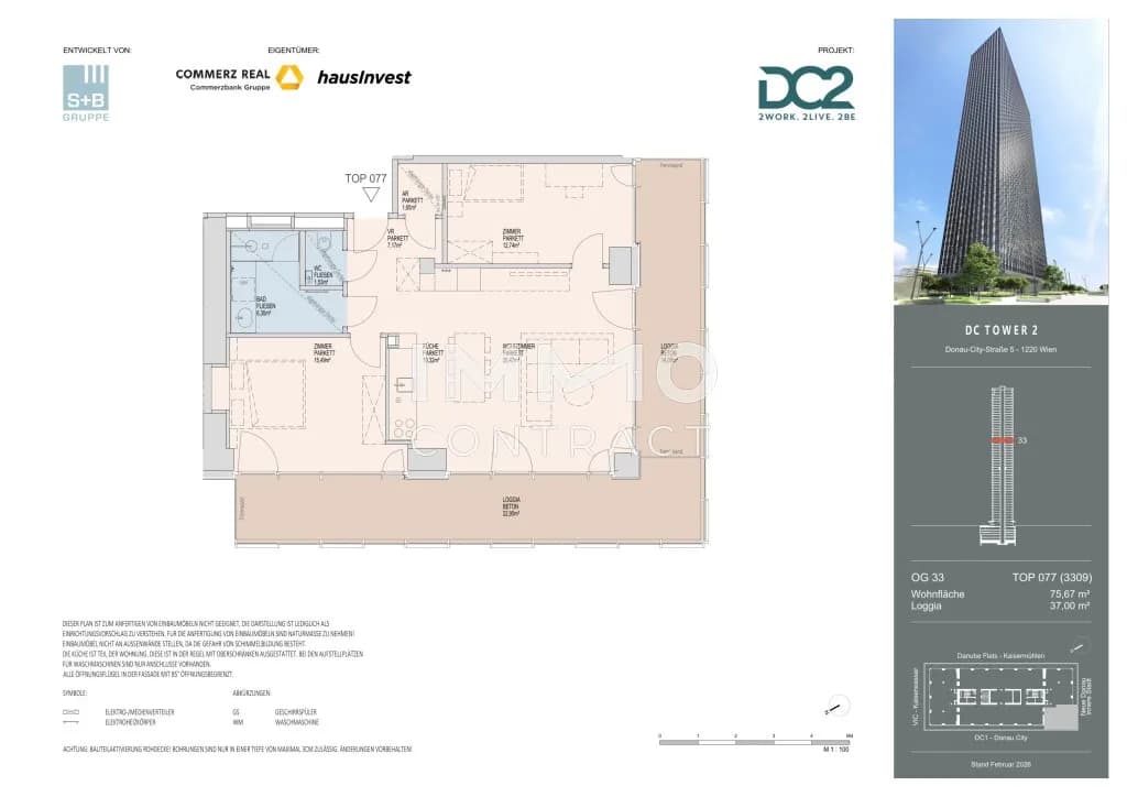 3-Zimmer-Wohnung mieten in Wien – 75,67 m², € 3.000 – Bild 16 von 16