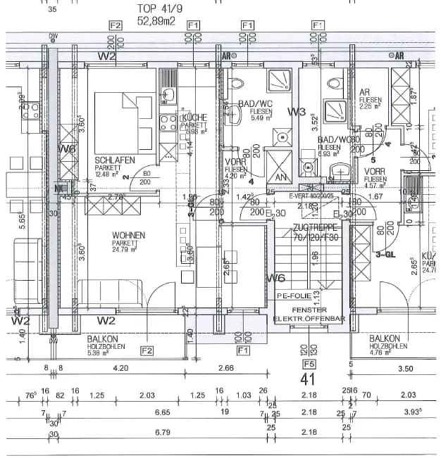2-Zimmer-Wohnung mieten in Graz – 52,89 m², € 644 – Bild 6 von 6