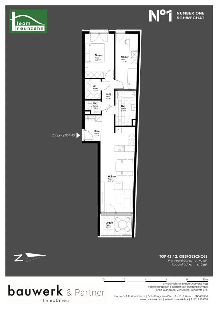 Immobilie kaufen in Bruck an der Leitha – 70,99 m², € 362.800 – Bild 15 von 15