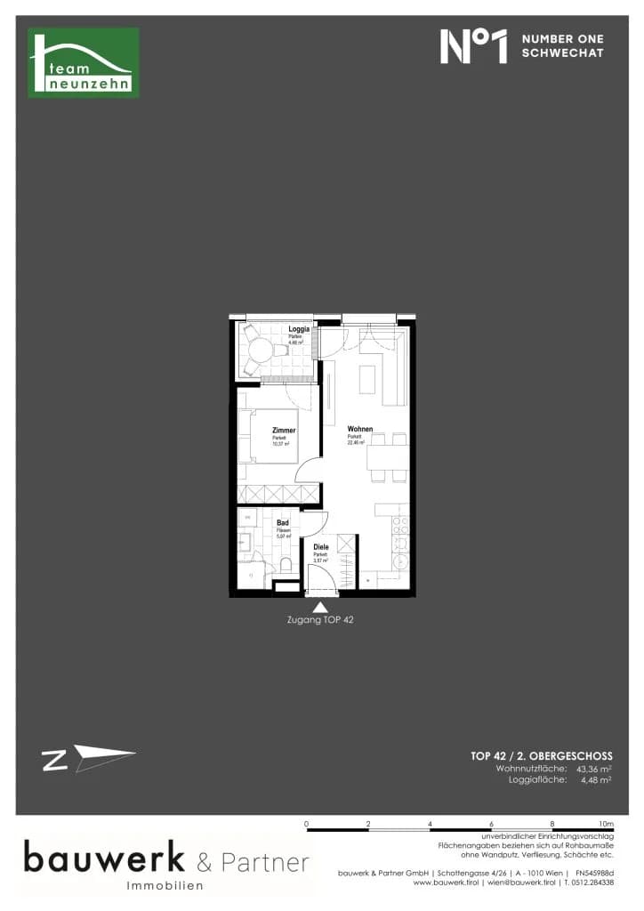 Immobilie kaufen in Bruck an der Leitha – 41,47 m², € 203.400 – Bild 15 von 15