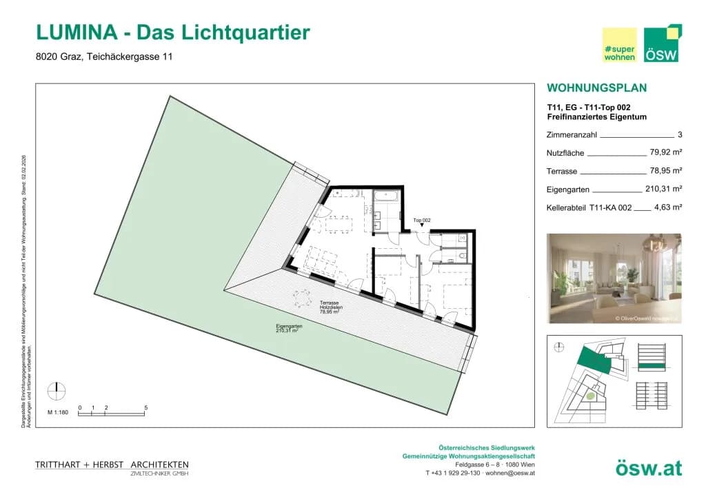3-Zimmer-Wohnung kaufen in Graz – 79,92 m², € 386.000 – Bild 12 von 13