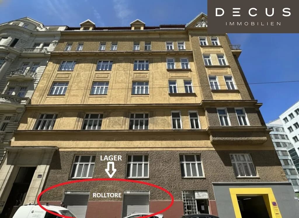 Gewerbeimmobilie mieten in Wien – 523 m², € 7