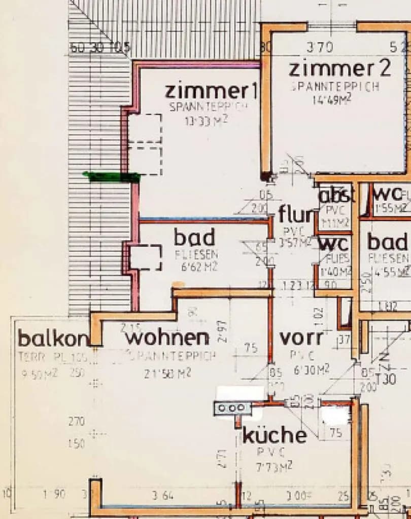 3-Zimmer-Wohnung mieten in Graz – 80,08 m², € 816 – Bild 4 von 4