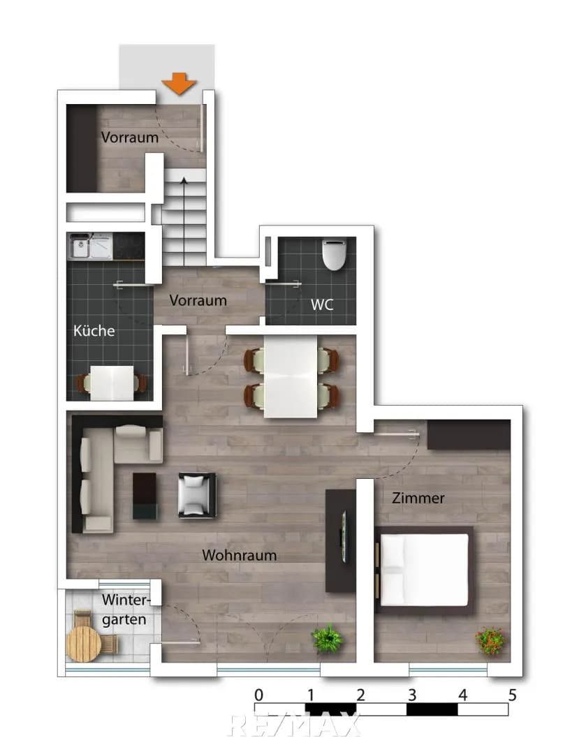 5-Zimmer-Wohnung kaufen in Wels – 123 m², € 272.000 – Bild 8 von 19