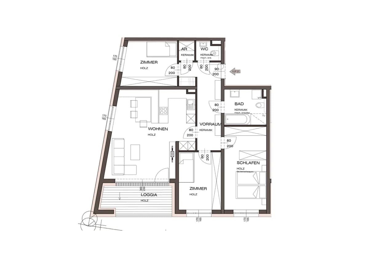 Wohnung kaufen in Vöcklabruck – 84,39 m², € 1.280.020 – Bild 9 von 17
