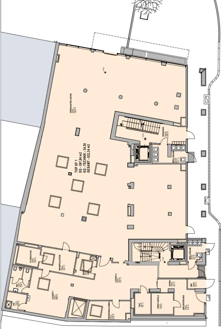 Gewerbeimmobilie mieten in Wels – 632 m², € 7.280 – Bild 21 von 22