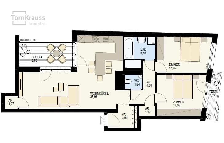 3-Zimmer-Wohnung kaufen in Wien – 89,03 m², € 625.000 – Bild 22 von 24