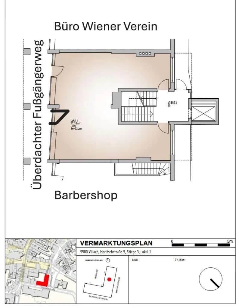 Gewerbeimmobilie mieten in Villach – 77 m², € 1.676 – Bild 3 von 4