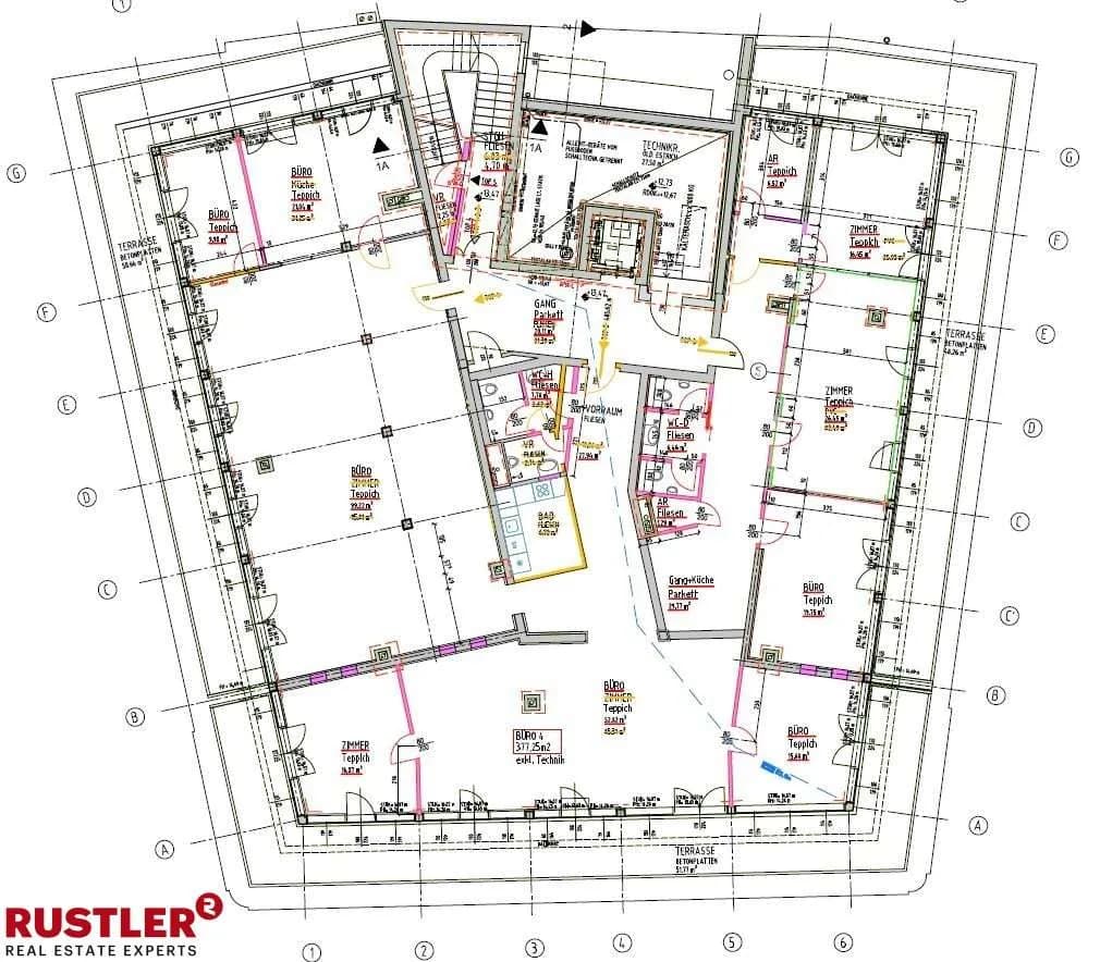 9-Zimmer-Gewerbeimmobilie mieten in Mödling – 377 m², € 7.669 – Bild 9 von 9