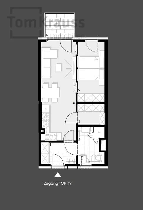 2-Zimmer-Wohnung kaufen in Wien – 44,97 m², € 459.900 – Bild 8 von 10