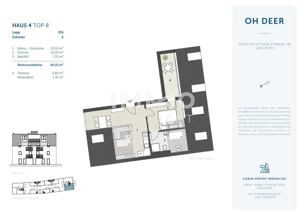 2-Zimmer-Wohnung kaufen in Wien – 40,22 m², € 275.000 – Bild 9 von 9