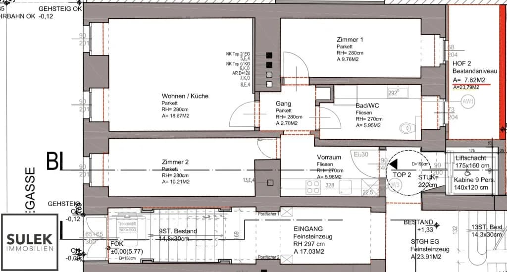 3-Zimmer-Wohnung kaufen in Wien – 53,25 m², € 159.750 – Bild 4 von 4