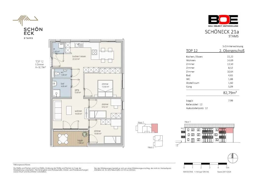 5-Zimmer-Wohnung kaufen in Imst – 82,79 m², € 547.000 – Bild 5 von 5