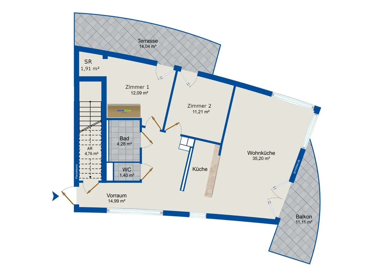 3-Zimmer-Wohnung kaufen in Wien – 86 m², € 429.000 – Bild 21 von 21