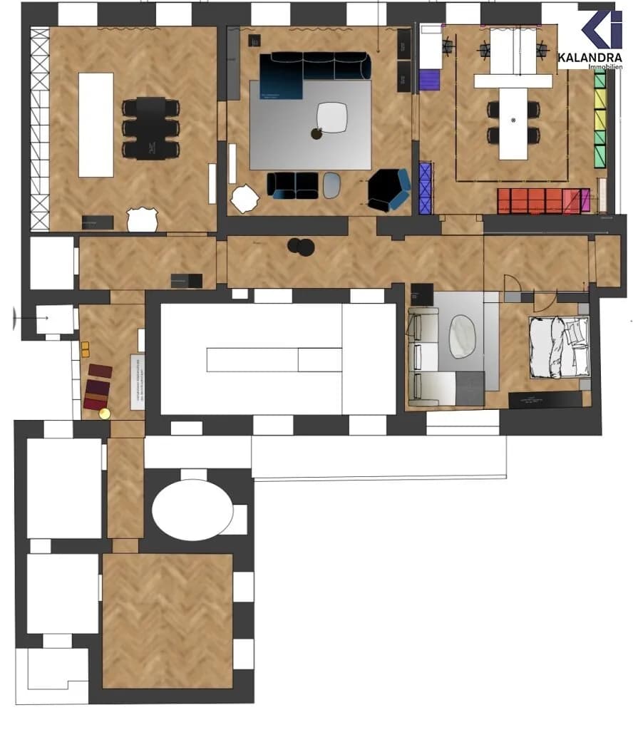 4-Zimmer-Wohnung mieten in Wien – 250 m², € 7.989 – Bild 37 von 38