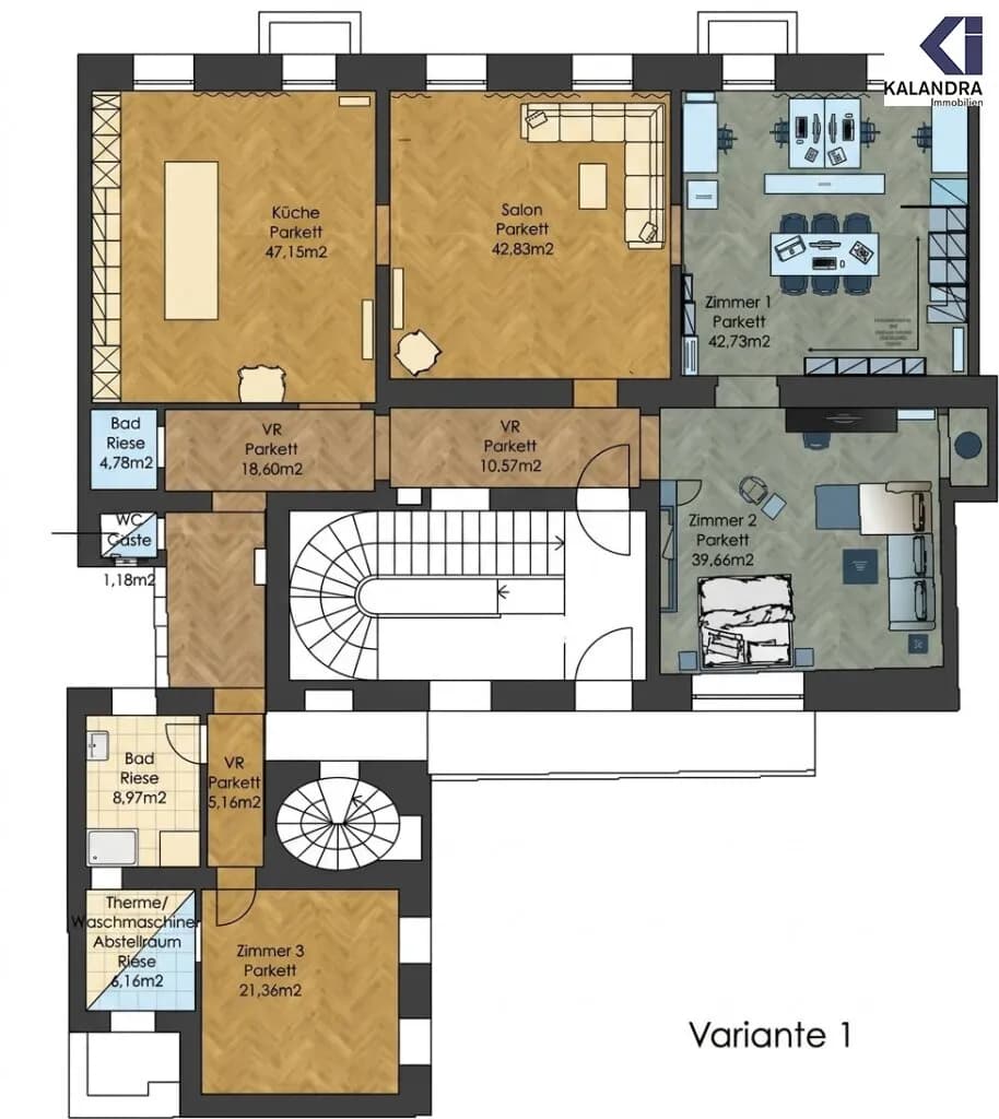 4-Zimmer-Wohnung mieten in Wien – 250 m², € 7.989 – Bild 38 von 38