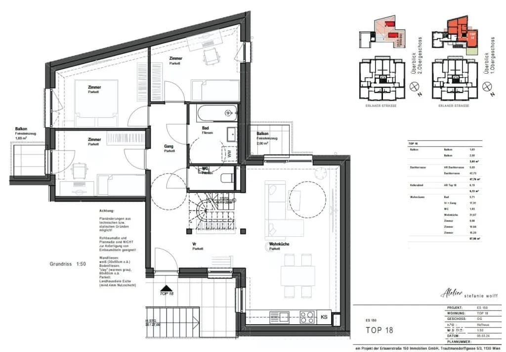 4-Zimmer-Wohnung kaufen in Wien – 87,98 m², € 619.000 – Bild 17 von 18
