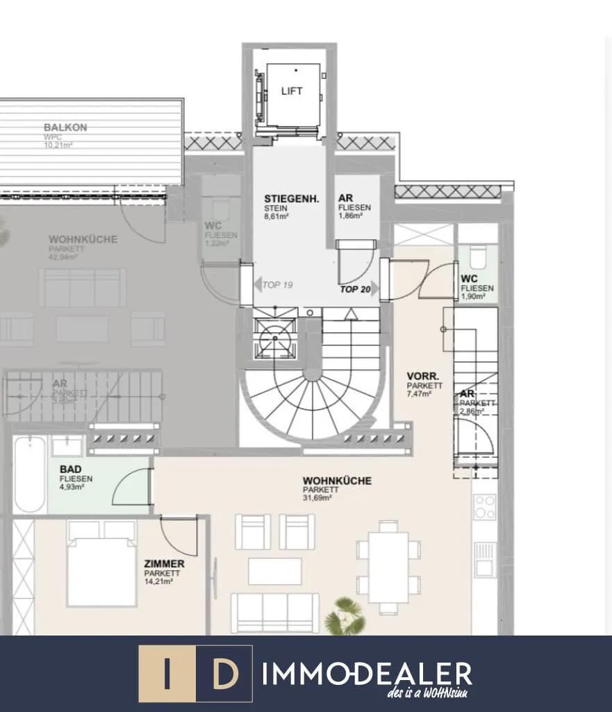 3-Zimmer-Wohnung kaufen in Wien – 95 m², € 649.000 – Bild 17 von 18