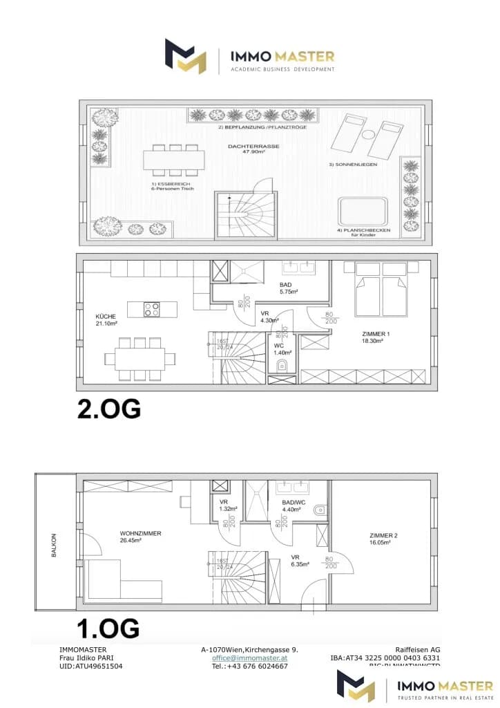 4-Zimmer-Wohnung kaufen in Mödling – 110 m², € 549.000 – Bild 15 von 16