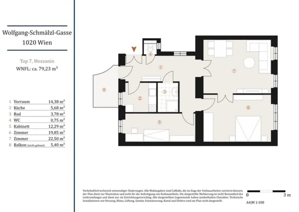 3-Zimmer-Wohnung kaufen in Wien – 79,23 m², € 529.000 – Bild 28 von 28