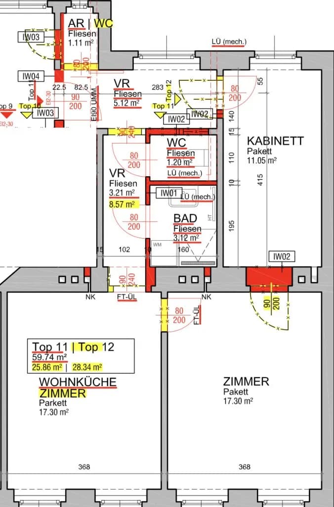 3-Zimmer-Wohnung kaufen in Wien – 59,74 m², € 315.000 – Bild 33 von 33