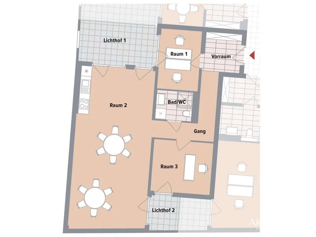 3-Zimmer-Gewerbeimmobilie kaufen in Wien – 73 m², € 397.100 – Bild 7 von 9