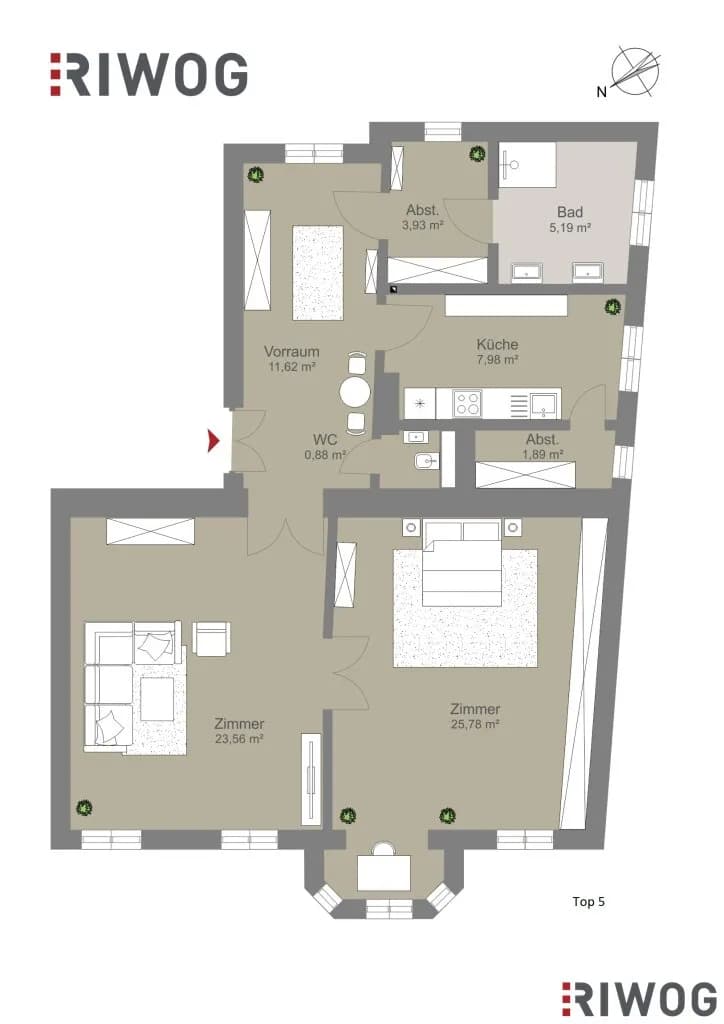 3-Zimmer-Wohnung kaufen in Wien – 80,83 m², € 429.000 – Bild 24 von 26