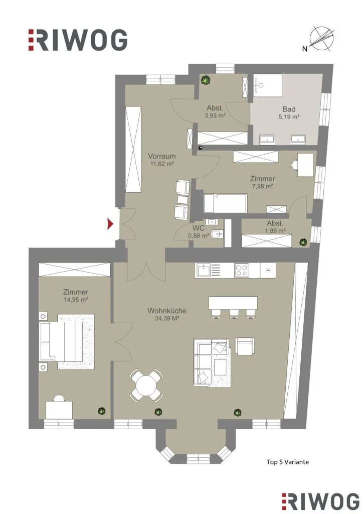 3-Zimmer-Wohnung kaufen in Wien – 80,83 m², € 429.000 – Bild 25 von 26