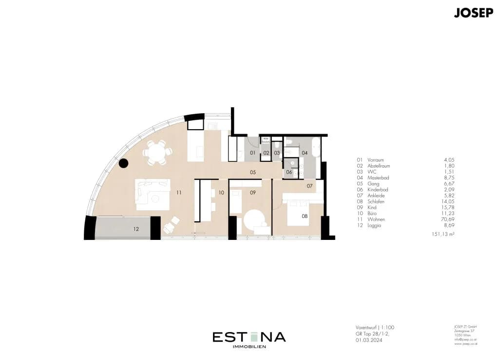 4-Zimmer-Wohnung kaufen in Wien – 151,18 m², € 1.250.000 – Bild 17 von 17