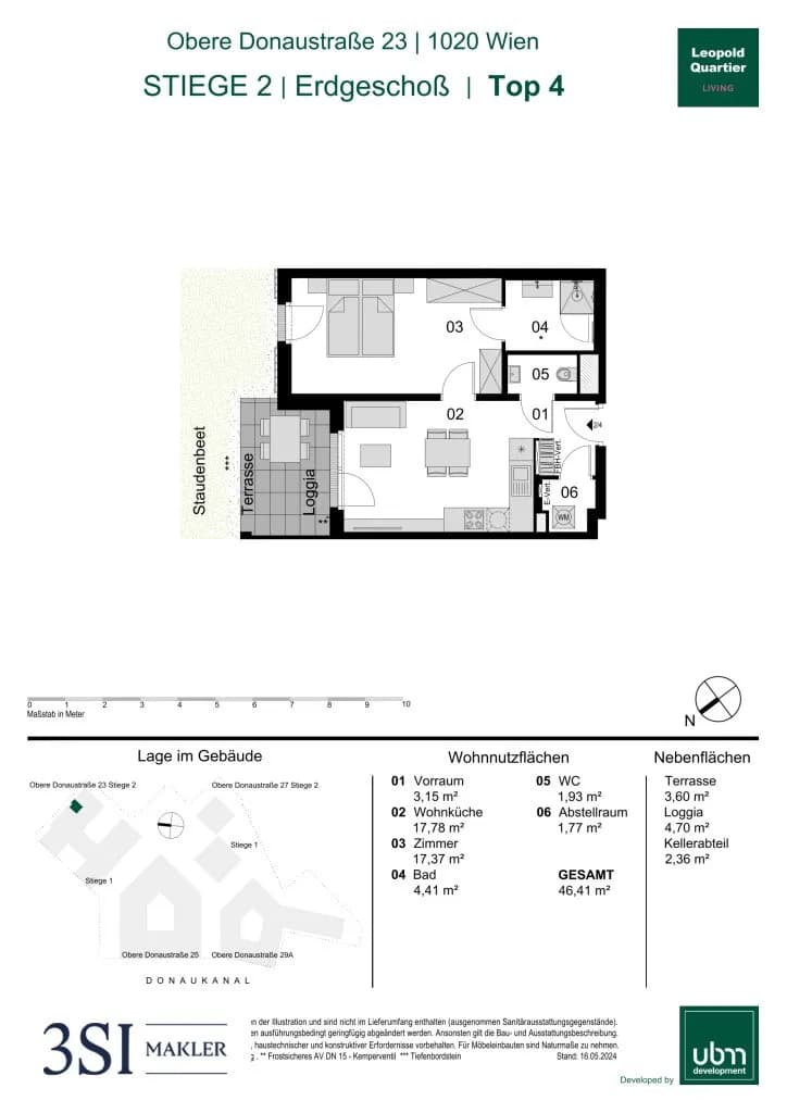1-Zimmer-Wohnung kaufen in Wien – 46,96 m², € 410.000 – Bild 16 von 16
