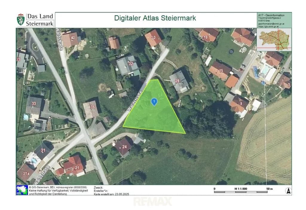 Grundstück kaufen in Deutschlandsberg – 1 587 m², € 85.000 – Bild 5 von 6