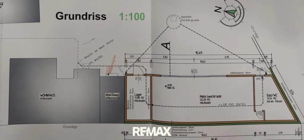 3-Zimmer-Haus kaufen in Baden – 68 m², € 150.000 – Bild 22 von 22