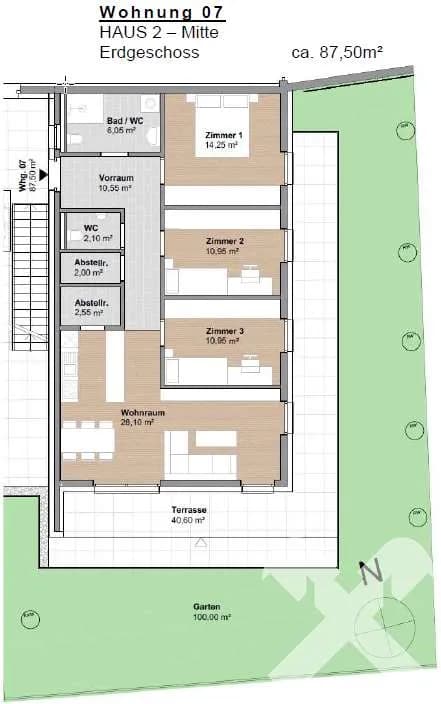 4-Zimmer-Wohnung kaufen in Graz-Umgebung – 87,5 m², € 350.000 – Bild 13 von 13