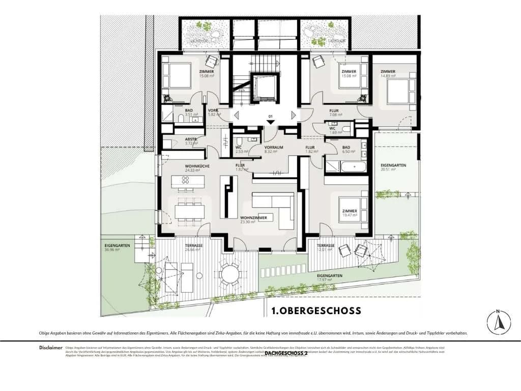 6-Zimmer-Wohnung kaufen in Wien – 154,9 m², € 1.195.000 – Bild 3 von 8