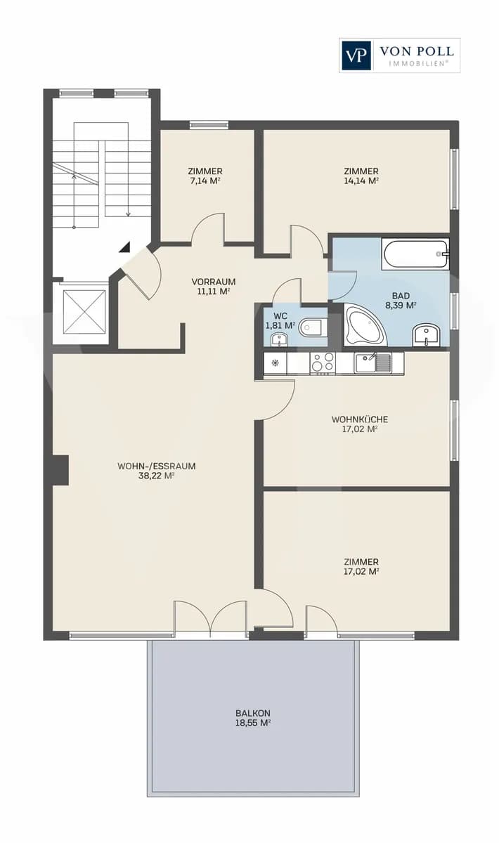 4-Zimmer-Wohnung kaufen in Mödling – 114,85 m², € 650.000 – Bild 13 von 13