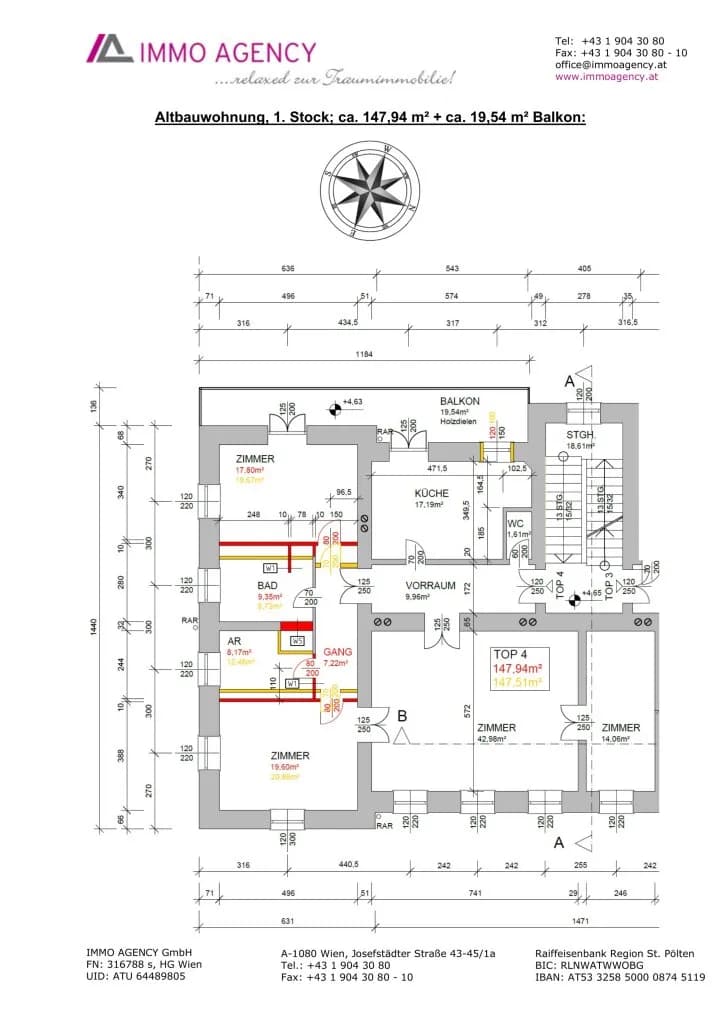 4-Zimmer-Wohnung kaufen in Sankt Pölten Land – 147,51 m², € 449.000 – Bild 28 von 28