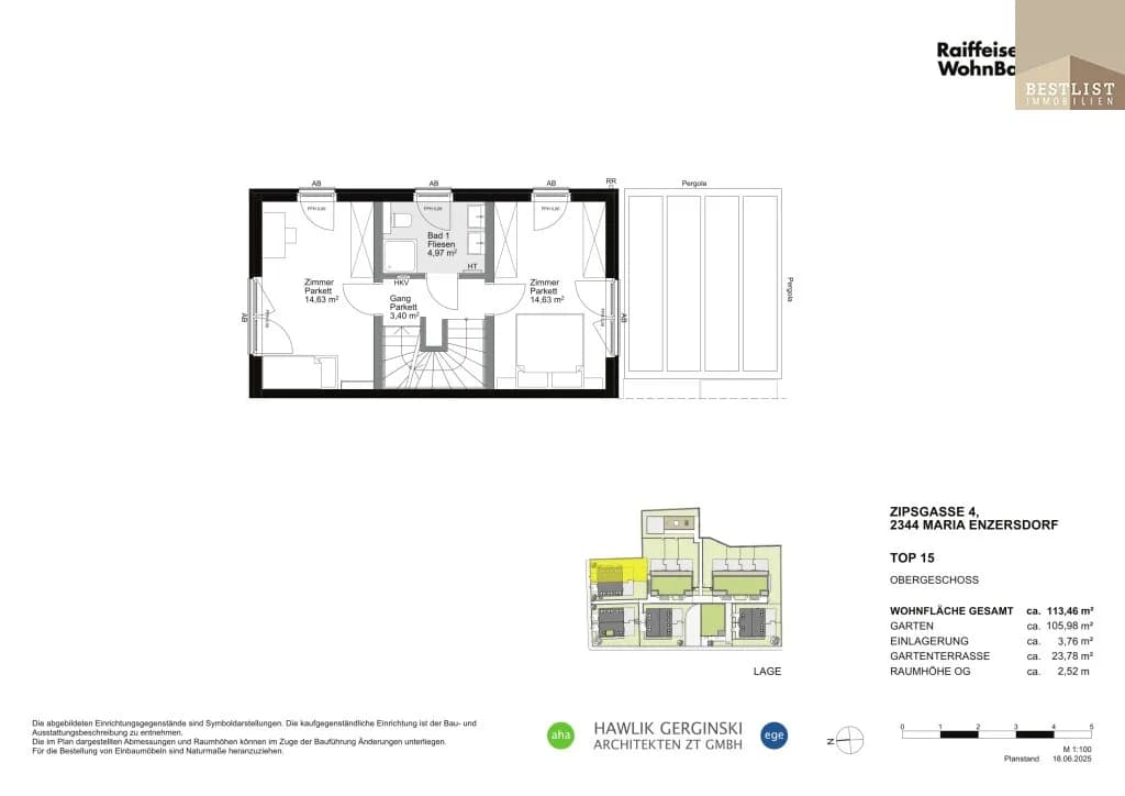 Haus kaufen in Mödling – 113,46 m², € 823.100 – Bild 23 von 24