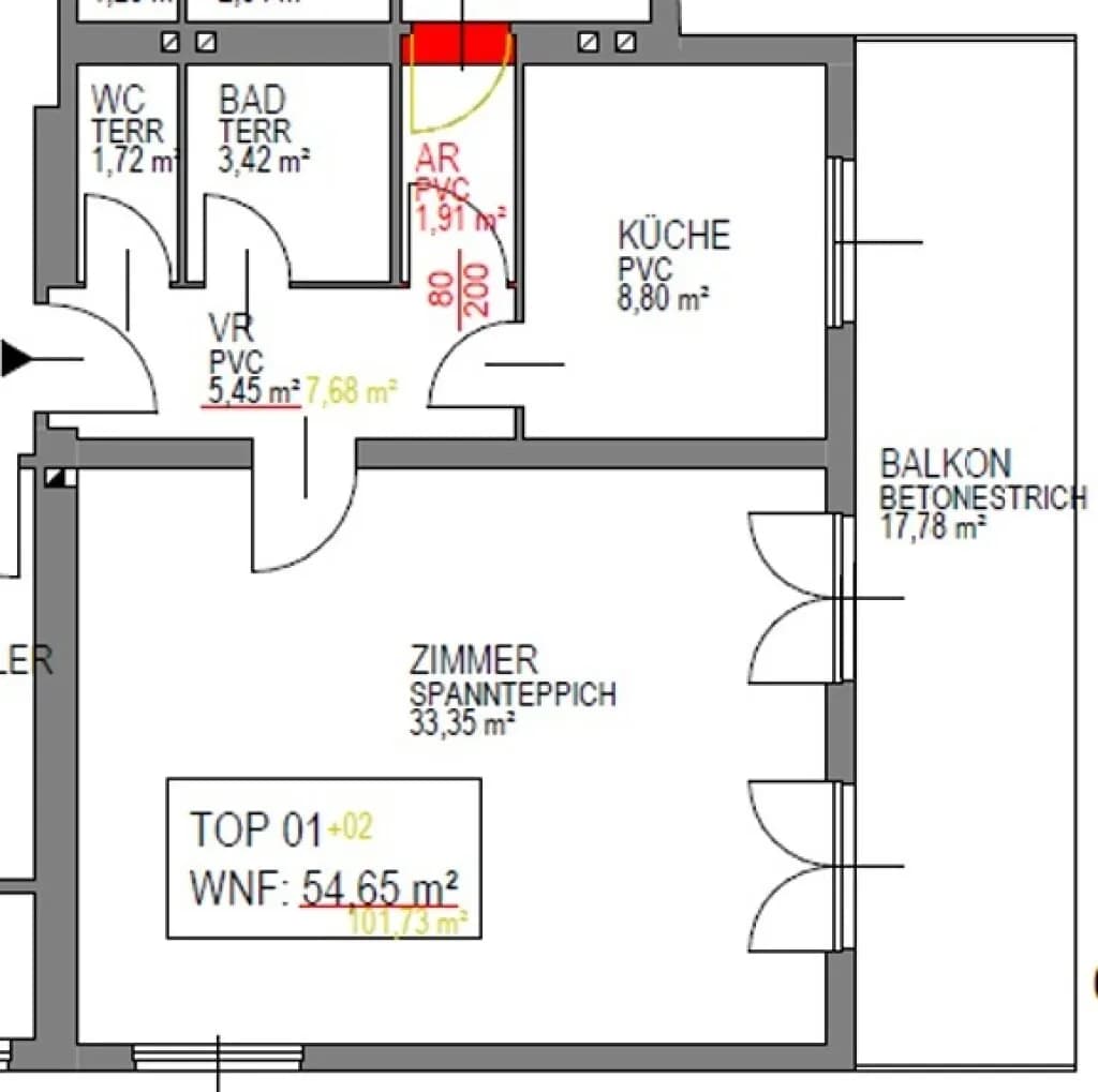 2-Zimmer-Gewerbeimmobilie kaufen in Wien – 54,65 m², € 264.000 – Bild 21 von 21