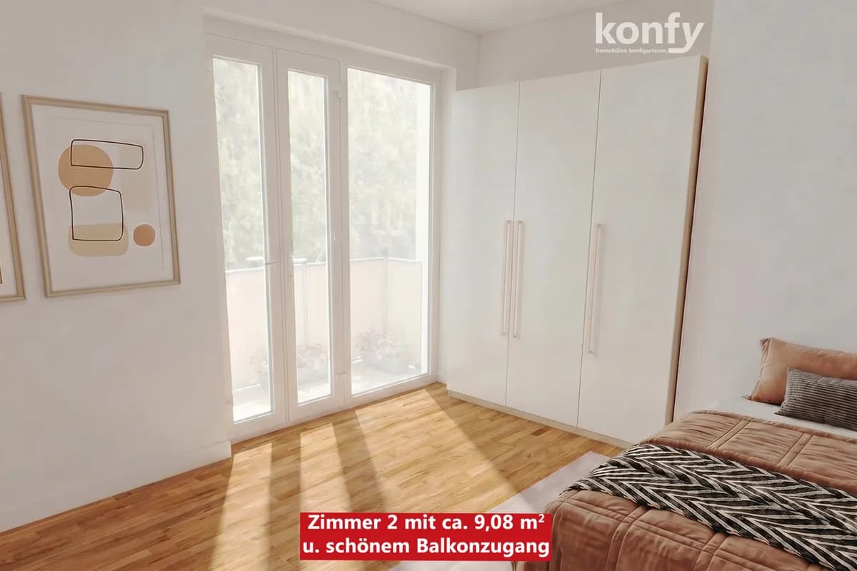 3-Zimmer-Wohnung kaufen in Graz – 55 m², € 249.490 – Bild 4 von 6