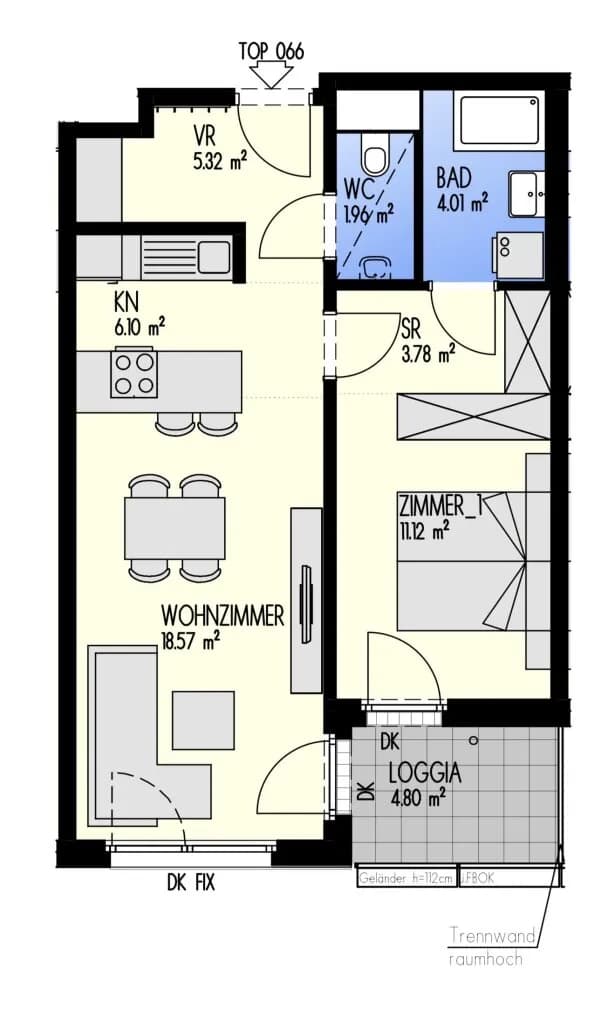 2-Zimmer-Wohnung kaufen in Wien – 50,86 m², € 289.000 – Bild 16 von 16