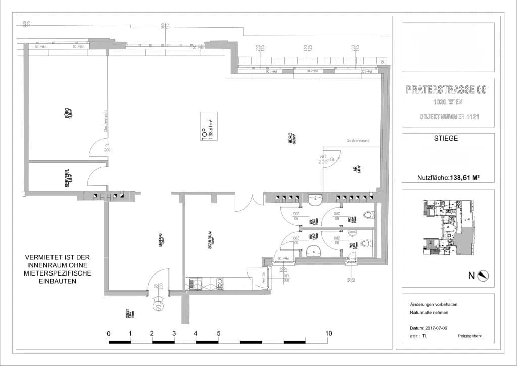 2-Zimmer-Gewerbeimmobilie mieten in Wien – 139 m², € 2.395 – Bild 22 von 22