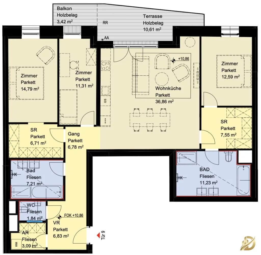 4-Zimmer-Wohnung kaufen in Wien – 126,79 m², € 949.000 – Bild 34 von 36