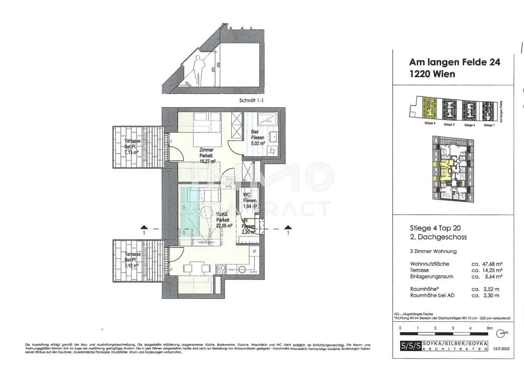 2-Zimmer-Wohnung kaufen in Wien – 47,68 m², € 362.000 – Bild 7 von 8