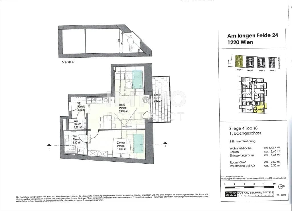 2-Zimmer-Wohnung kaufen in Wien – 57,17 m², € 437.490 – Bild 7 von 8
