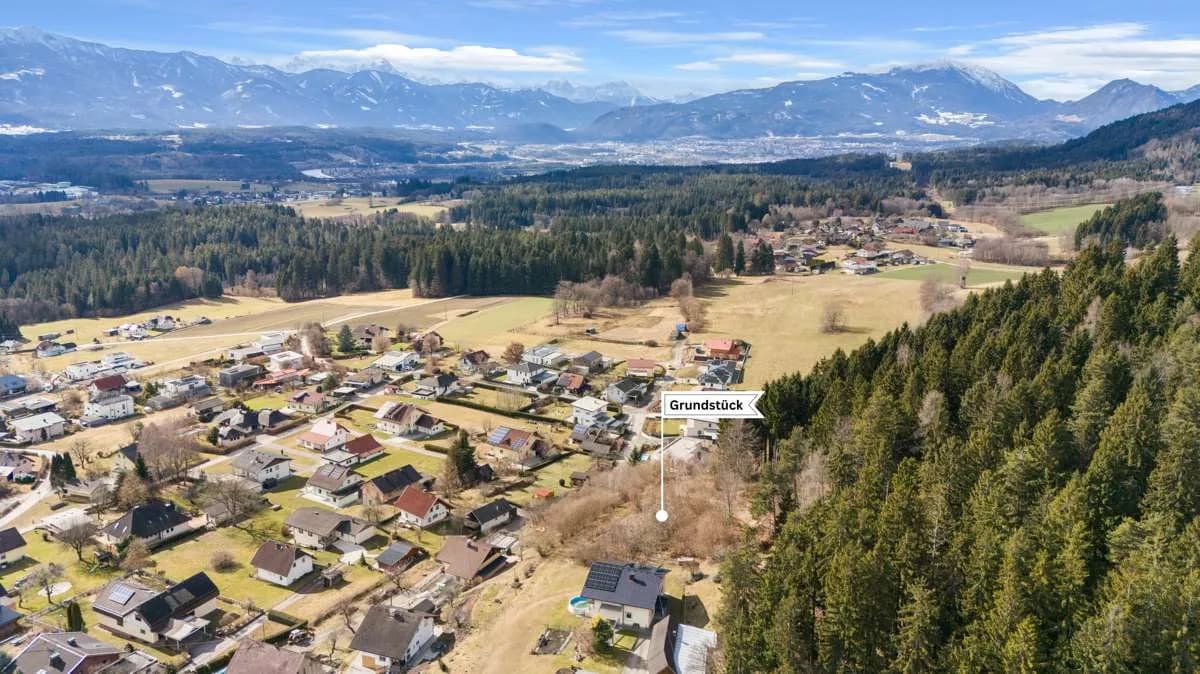 Grundstück kaufen in Villach Land – 1 219 m², € 335.000