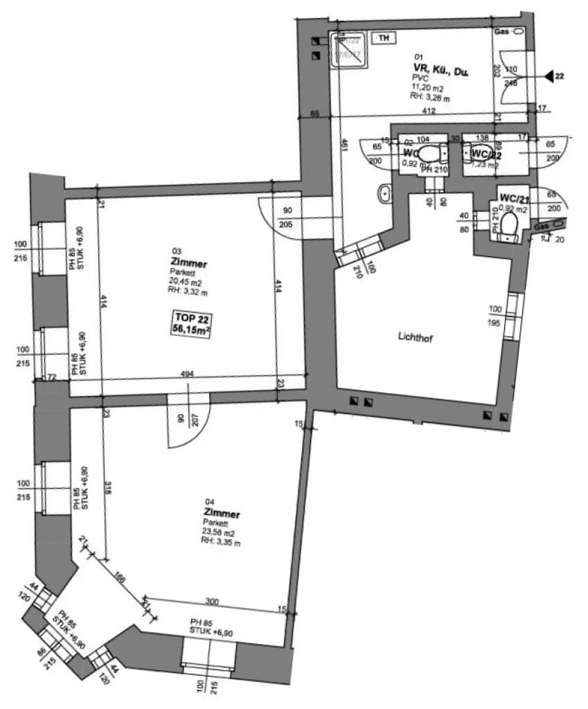 2-Zimmer-Wohnung kaufen in Wien – 56,15 m², € 194.000 – Bild 9 von 9