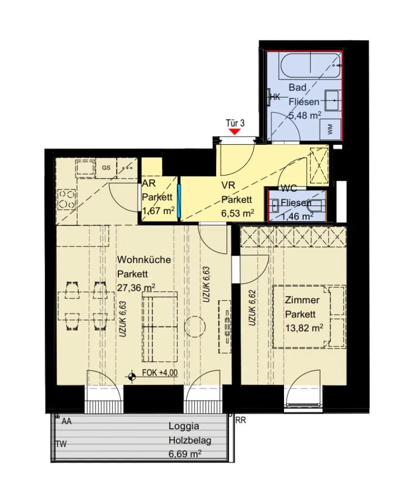 2-Zimmer-Wohnung kaufen in Wien – 63,98 m², € 448.900 – Bild 16 von 16